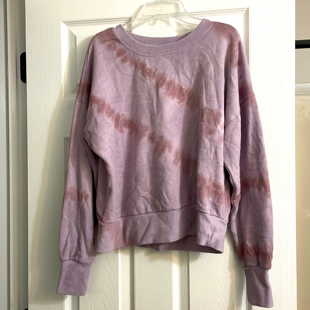 Cute tie dye crew neck